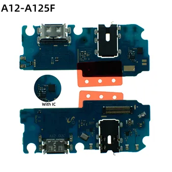С подкрепата на IC бързо зареждане за Samsung A12 A125F USB докинг станция, Зарядно устройство, Порт за зареждане на карта с гъвкав кабел