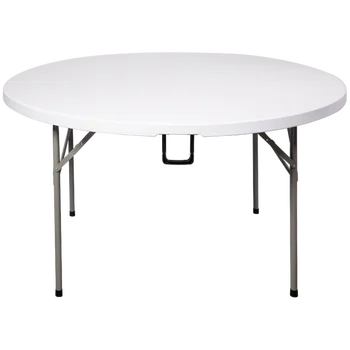 Сгъваема кръгла маса за Хранене, Домакински кръг Пластмасов Градински Тенис на стол, Табуретка, маса за Хранене сгъваема мебели за пикник
