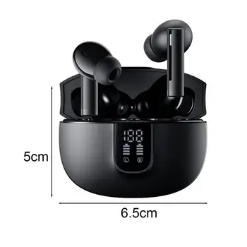 Слушалки с диафрагмената динамична намотка, Иммерсивные безжични слушалки с функция за намаляване на шума звук, съвместими с Bluetooth За слушане на