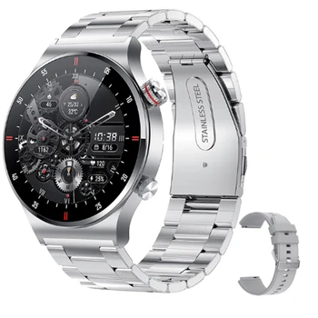 Смарт часовници Android Мъжки IP67 Answer Покана Smartwatch Мъжки за Tecno Camon 18 Premier 18i Huawei P30 Lite Moto G10 Samsung А21