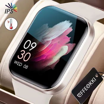 Смарт часовници EFFEOKKI Sport за жени, фитнес тракер за момичета, проследяване на сърдечната честота, женски умен часовник Versa за Apple Iphone Xiaomi