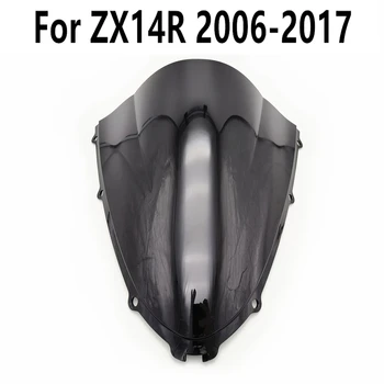 Спойлер на Предното стъкло Черен прозрачен За ZX14R ZX-14R 2006-2007-2008-2009-2010-2011-2012-2013-2017 Защита От Вятър