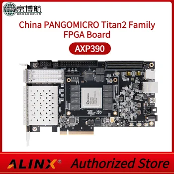 Такси PANGOMICRO SoM серия Titan-2 PCIe Оптична комуникационна такса DDR4 FMC ALINX AXP390 Демонстрация такса