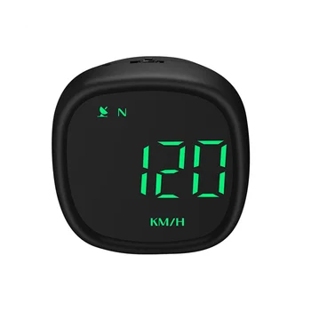 Универсален HUD GPS за измерване на Скоростта M30, автомобилни часовник, електронен компас, Зеленият индикатор, Напомняне за умората при шофиране на автомобил, мотоциклет