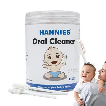Четка за зъби за бебета, 30 бр., препарат за почистване на устната кухина, за новородени, за по-малките момичета и деца, за премахване на мляко