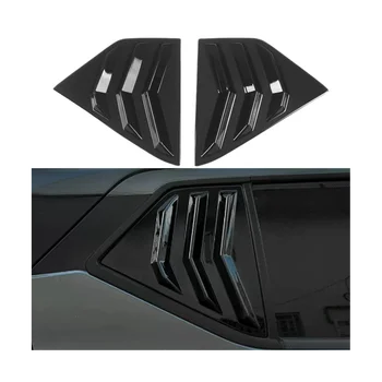 Щори на задния странично стъкло за Nissan Ритници 2018-2023, отдушник, Завеси, Аксесоари за капак - ярко черно